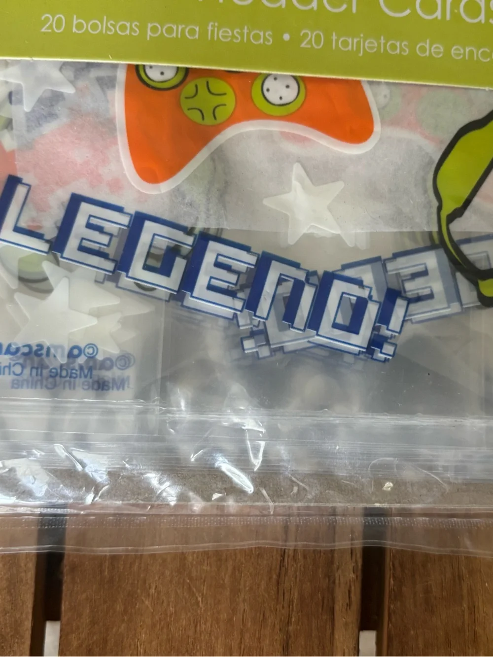 New 20 Video Game Birthday Party Treat Bags W/Personalized Headers Epic Gamer